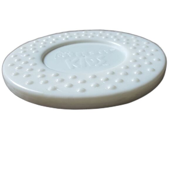 VTG Buffalo Sabers Hockey & Ansa Kids Textured Teething Ring White Rubber 3.5" - Picture 3 of 3